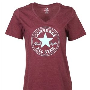 Maroon shirt from Converse.